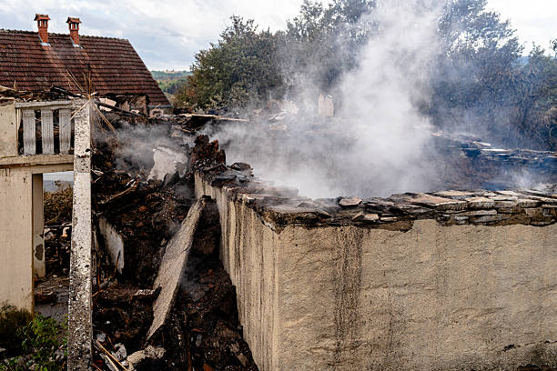 Professional Soot Cleanup technician working in Titusville, NJ